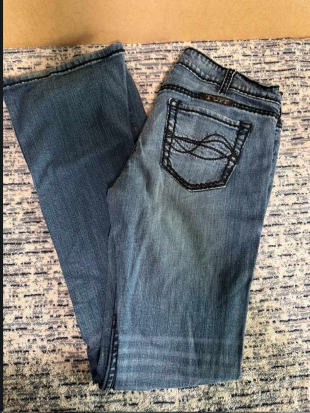Cowgirl Tuff Co Women's Jeans 28x33 Bootcut Western Embroidered Denim